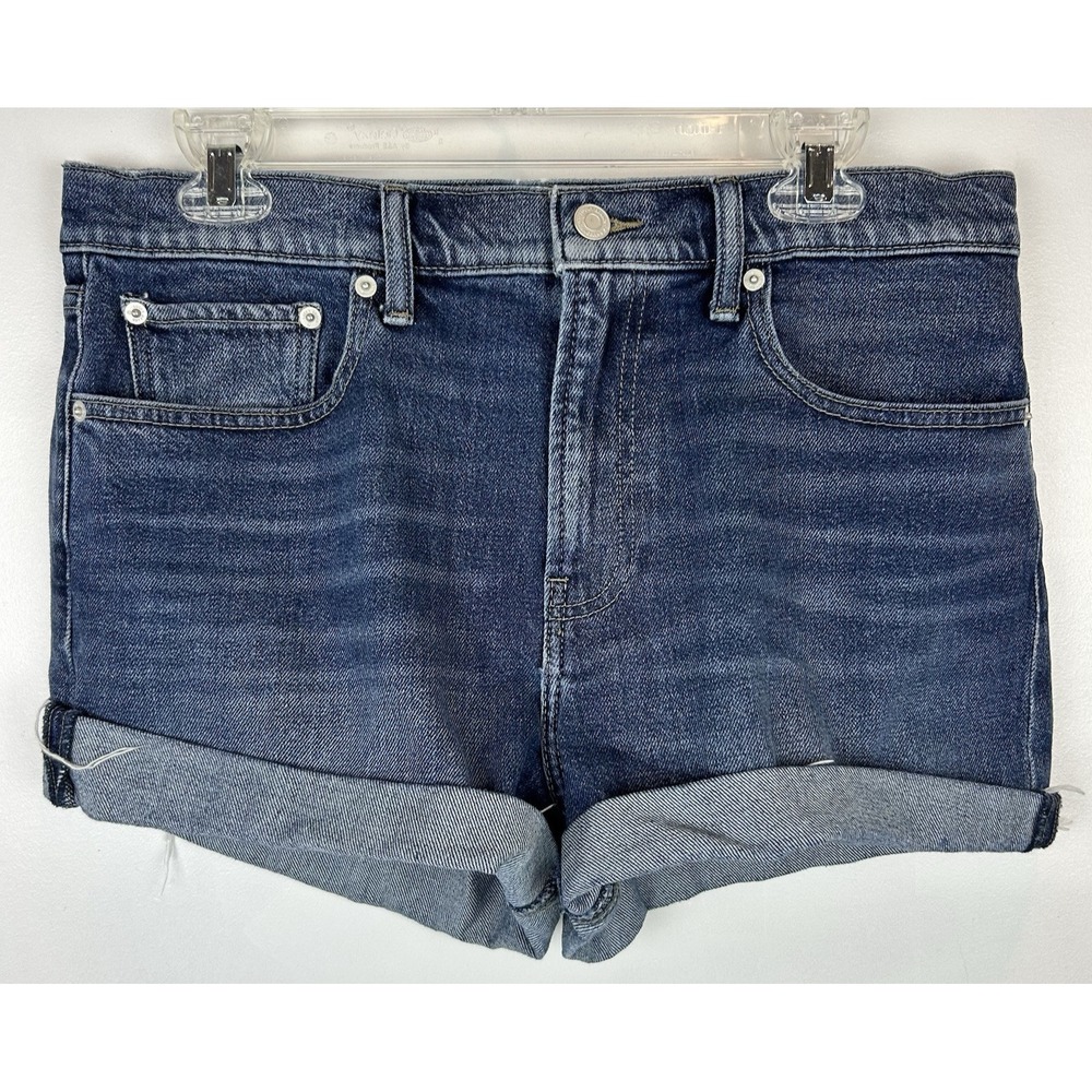 Lucky Brand Shorts Womens 10 / 30 Cut Off Denim Jean Relaxed Cuffed Festival